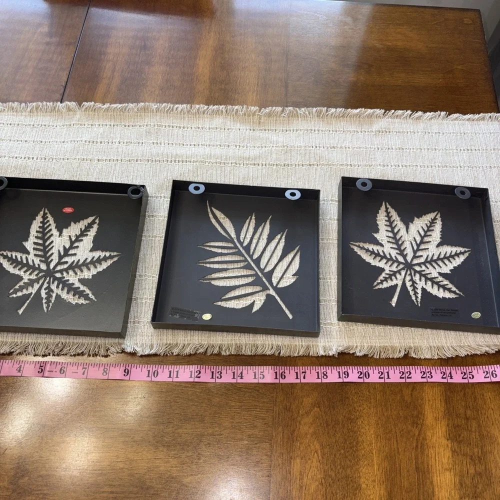 3 Vtg 2004 Michael Alan Designs Wall‎ Mount Decor Boxed Botanicals 8